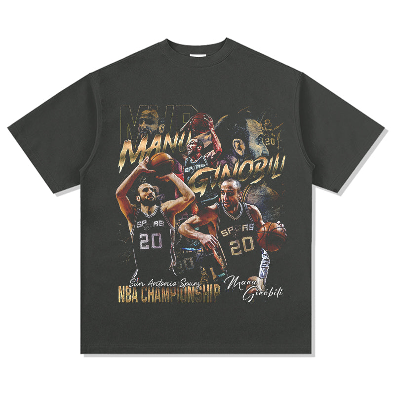 Manu Ginobili Tee NBA 2024