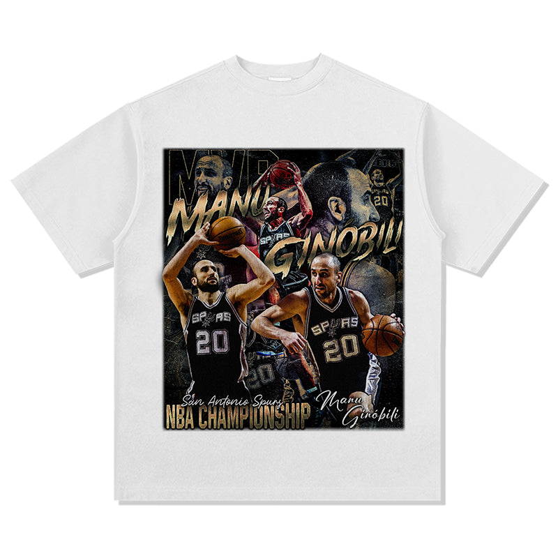 Manu Ginobili Tee NBA 2024