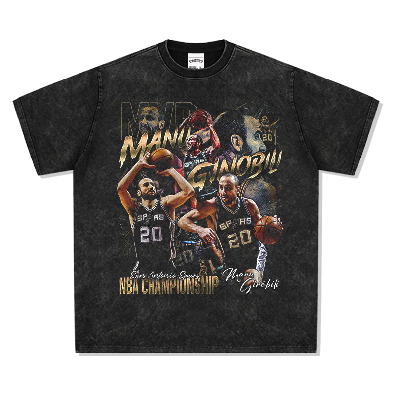 Manu Ginobili Tee NBA 2024