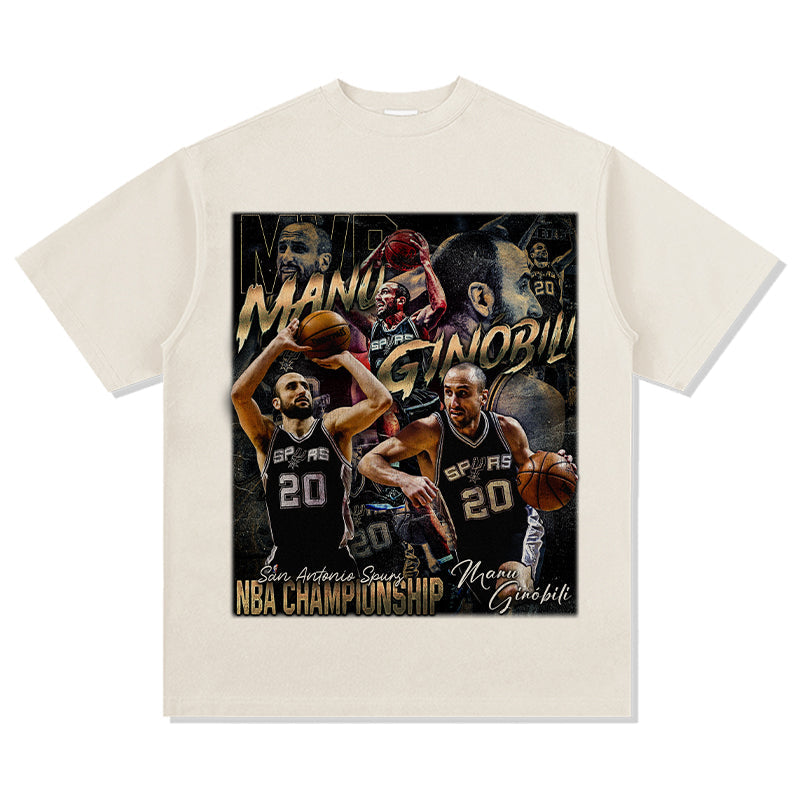 Manu Ginobili Tee NBA 2024