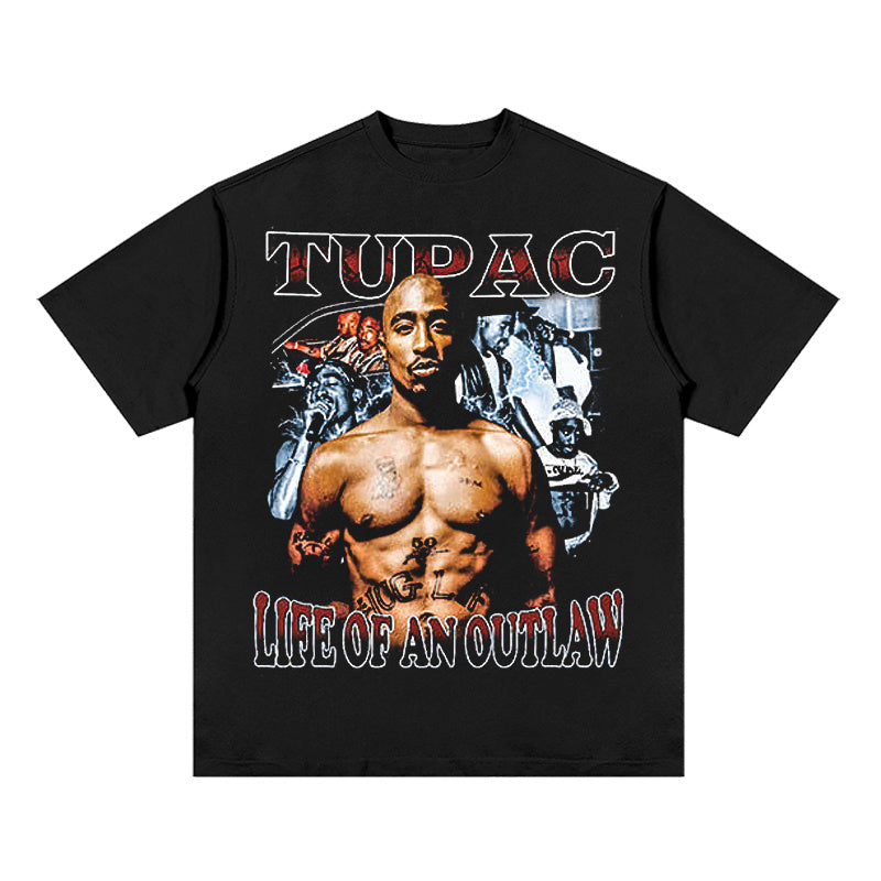 TUPAC "LIFE OF AN OUTLAW" TEE 2024