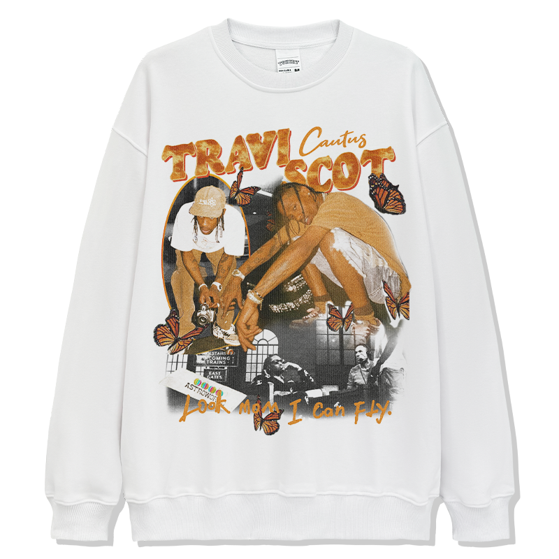 TRAVIS SCOTT "LOOK MOM I CAN FLY" SWEATSHIRT