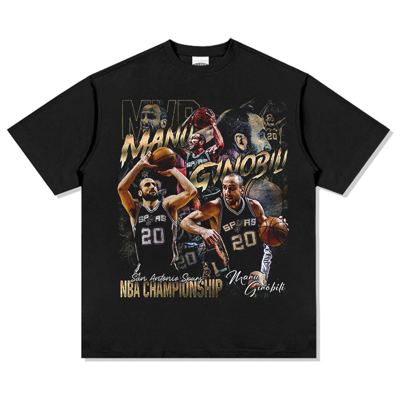 Manu Ginobili Tee NBA 2024