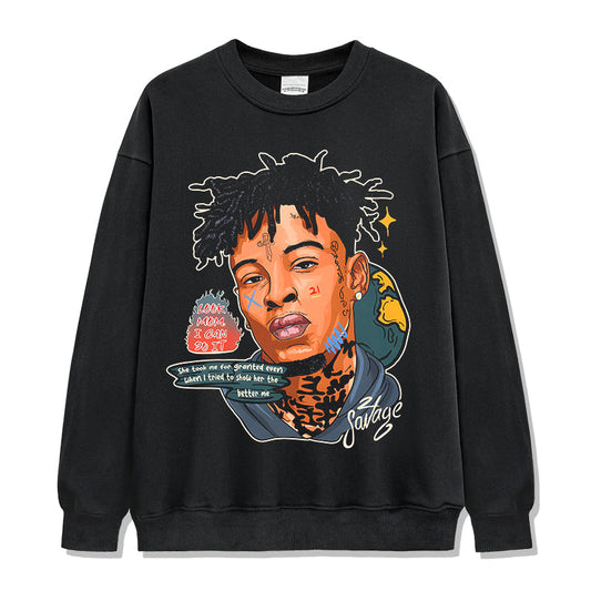 21 Savage By Comics 47 Sweatshirt