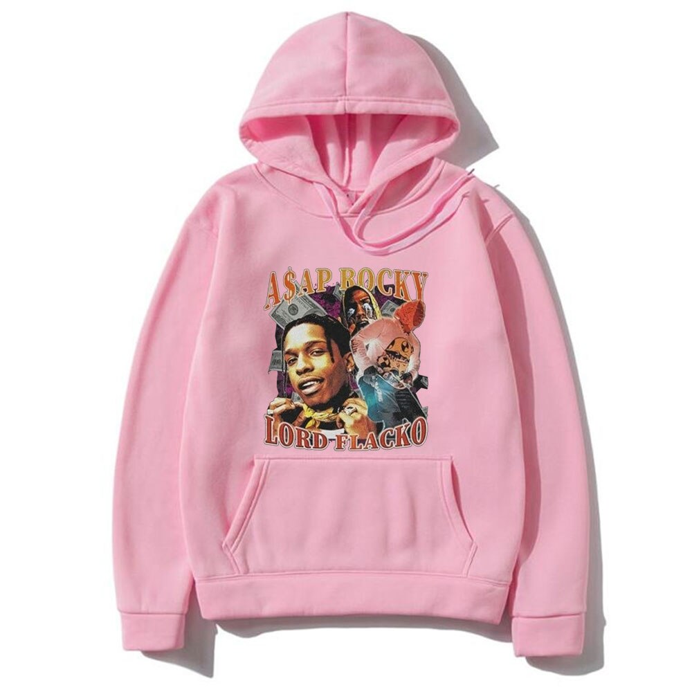 ASAP Rocky Hoodies Casual Streetwear pullover