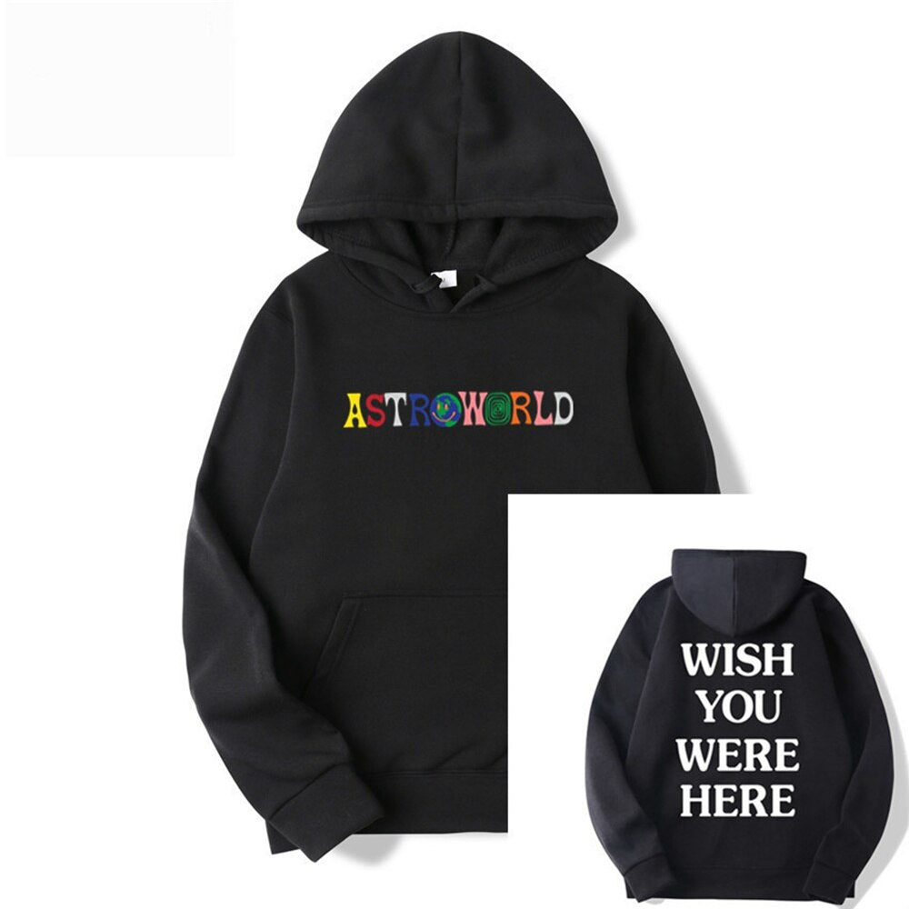 Travis Scott Astroworld Wish You Were Here Streetwear Hoodie