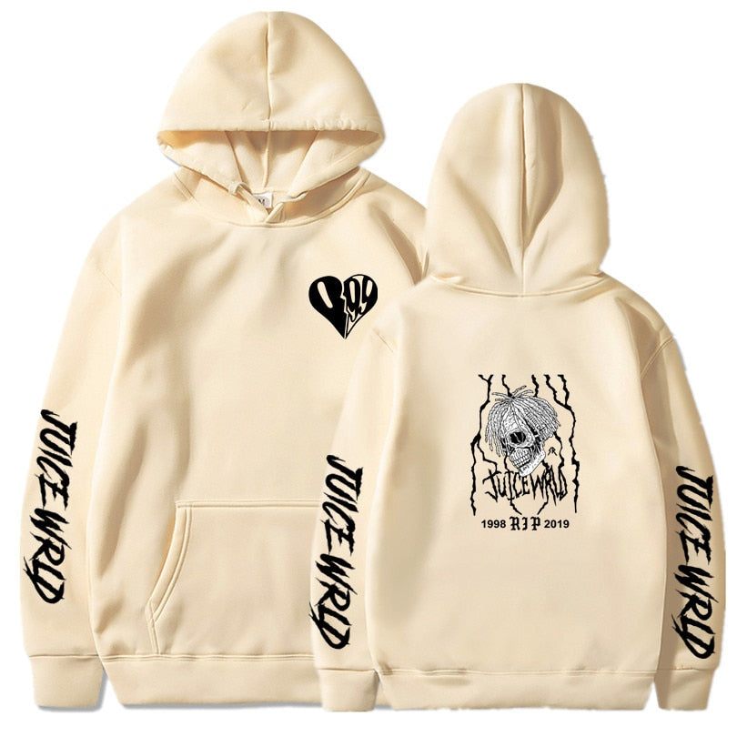 Juice Wrld Hoodies High Quality Winter Fleece Pullover Streetwear