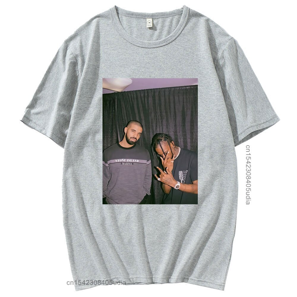 Drake And Travis Scott Retro Style T Shirt