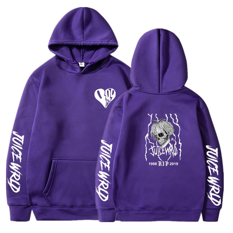 Juice Wrld Hoodies High Quality Winter Fleece Pullover Streetwear