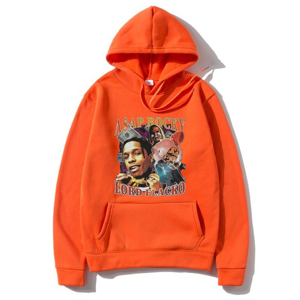 ASAP Rocky Hoodies Casual Streetwear pullover