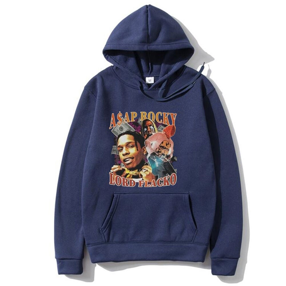 ASAP Rocky Hoodies Casual Streetwear pullover