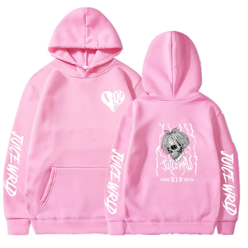 Juice Wrld Hoodies High Quality Winter Fleece Pullover Streetwear