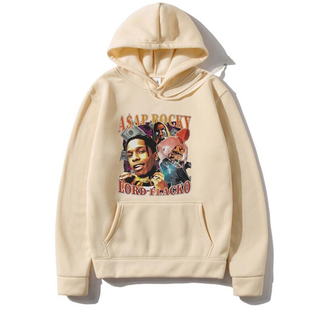 ASAP Rocky Hoodies Casual Streetwear pullover