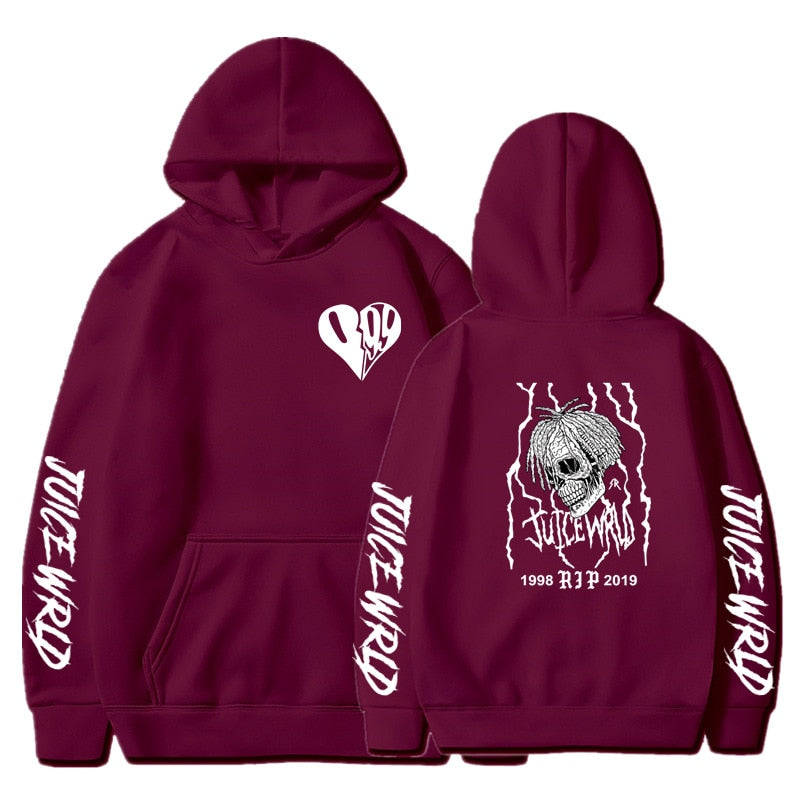 Juice Wrld Hoodies High Quality Winter Fleece Pullover Streetwear