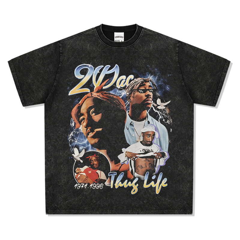 TUPAC SHAKUR ICONIC THUG LIFE TEE 2024