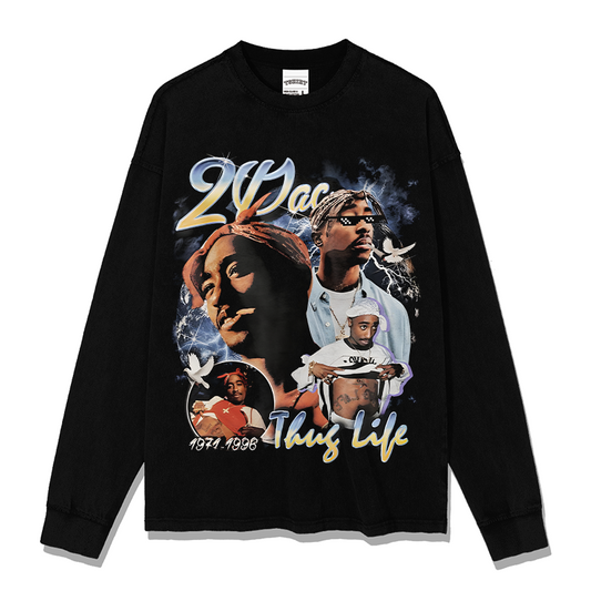 TUPAC SHAKUR ICONIC THUG LIFE SWEATSHIRT 2024