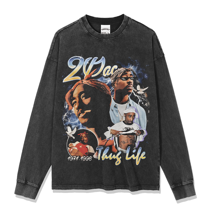 TUPAC SHAKUR ICONIC THUG LIFE SWEATSHIRT 2024