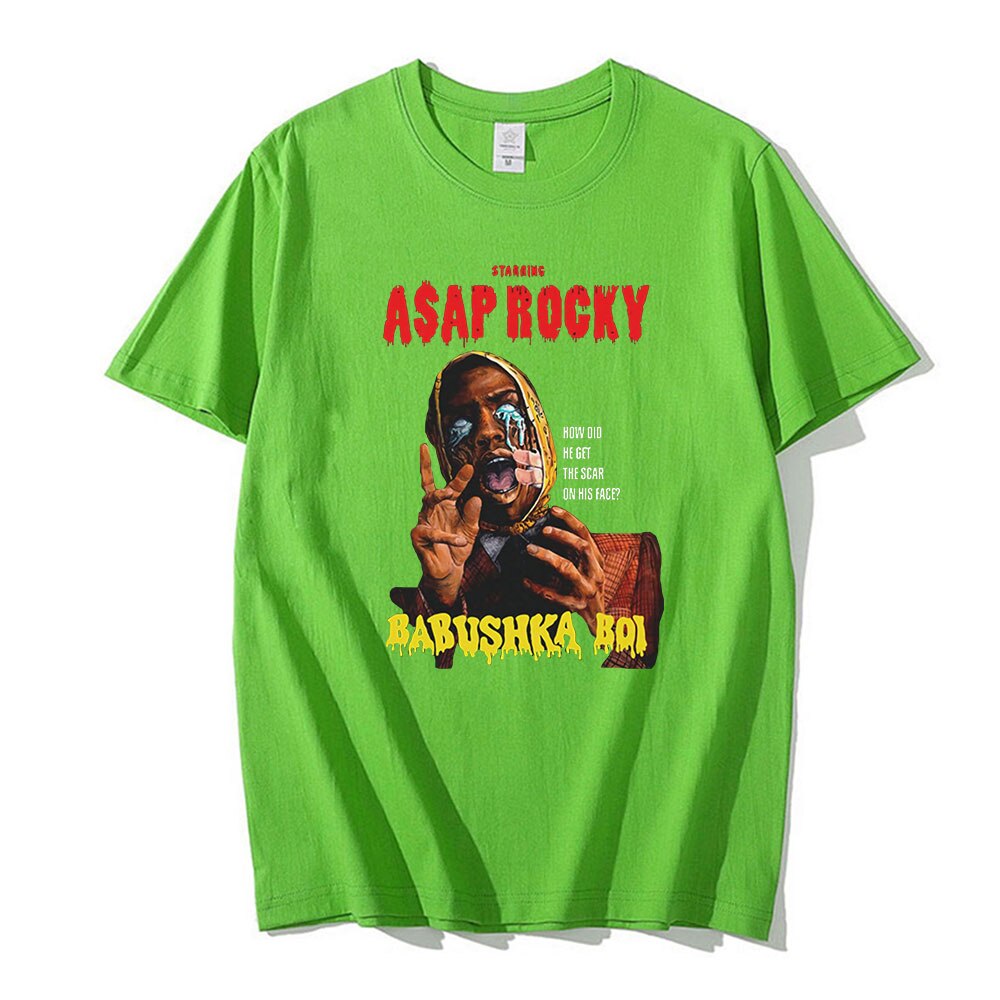 Asap Rocky Graphic Printed T shirt Oversized Unisex