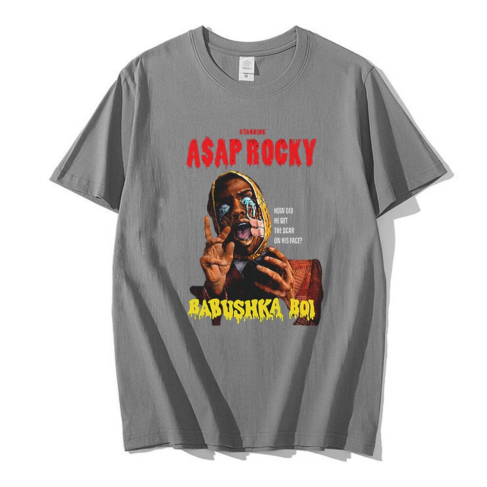 Asap Rocky Graphic Printed T shirt Oversized Unisex