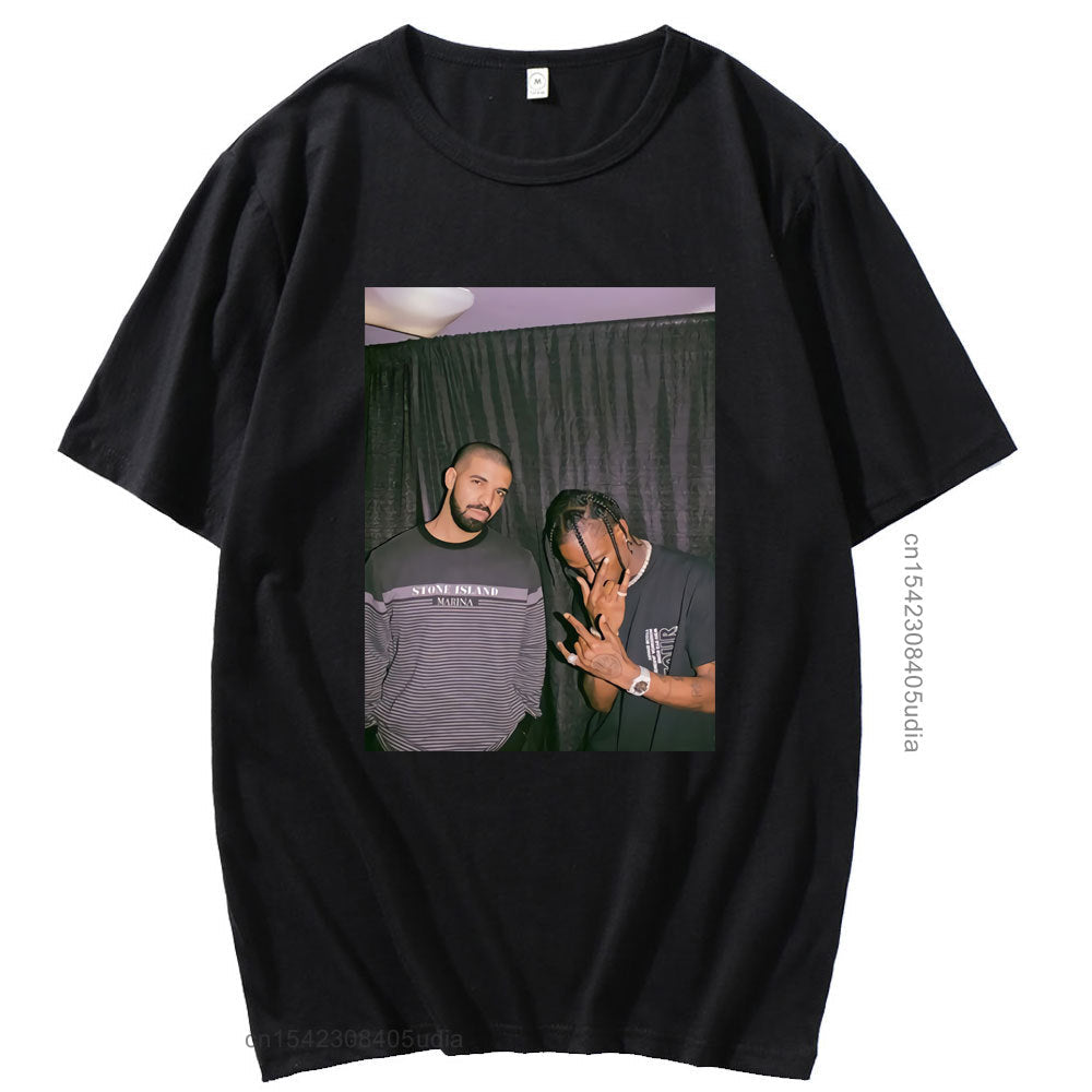 Drake And Travis Scott Retro Style T Shirt