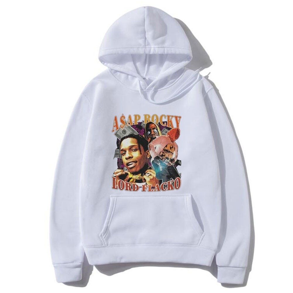 ASAP Rocky Hoodies Casual Streetwear pullover