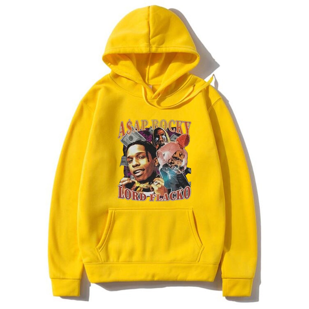 ASAP Rocky Hoodies Casual Streetwear pullover