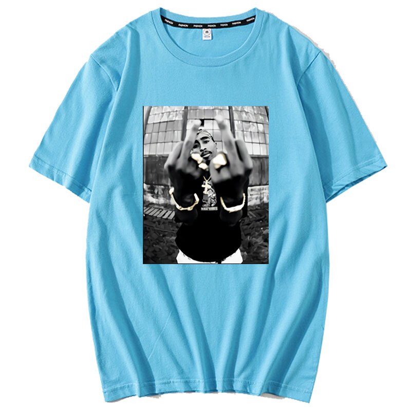 Tupac  Casual Street Wear Mens  Vintage T Shirt