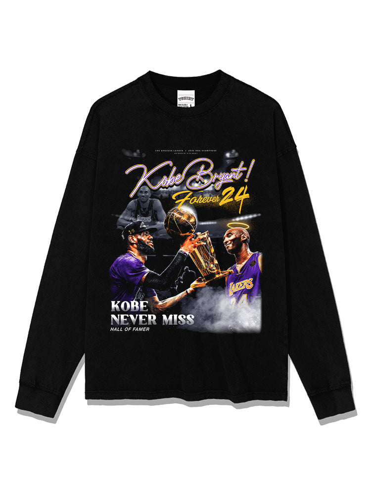 Kobe Bryant James Sweatshirt NBA 2024