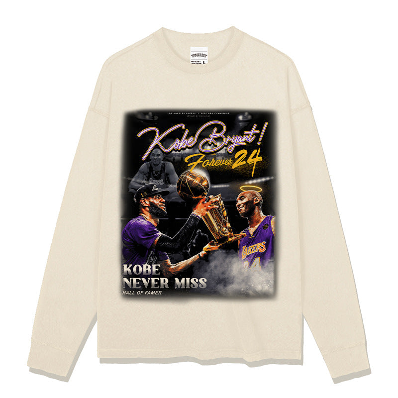 Kobe Bryant James Sweatshirt NBA 2024