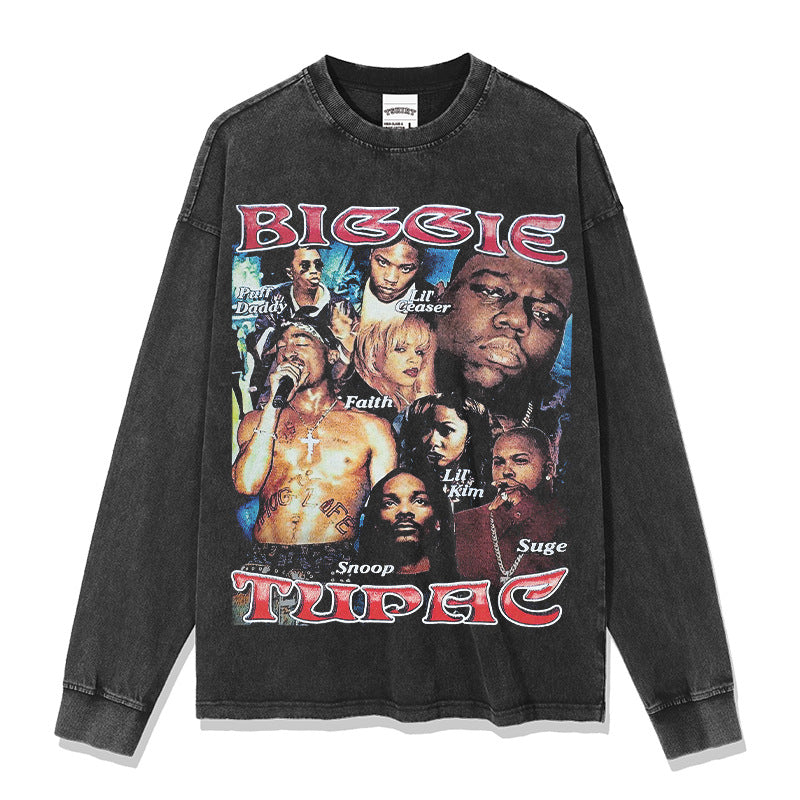 BIG BIGGIE SMALL Sweatshirt TUPAC 2024