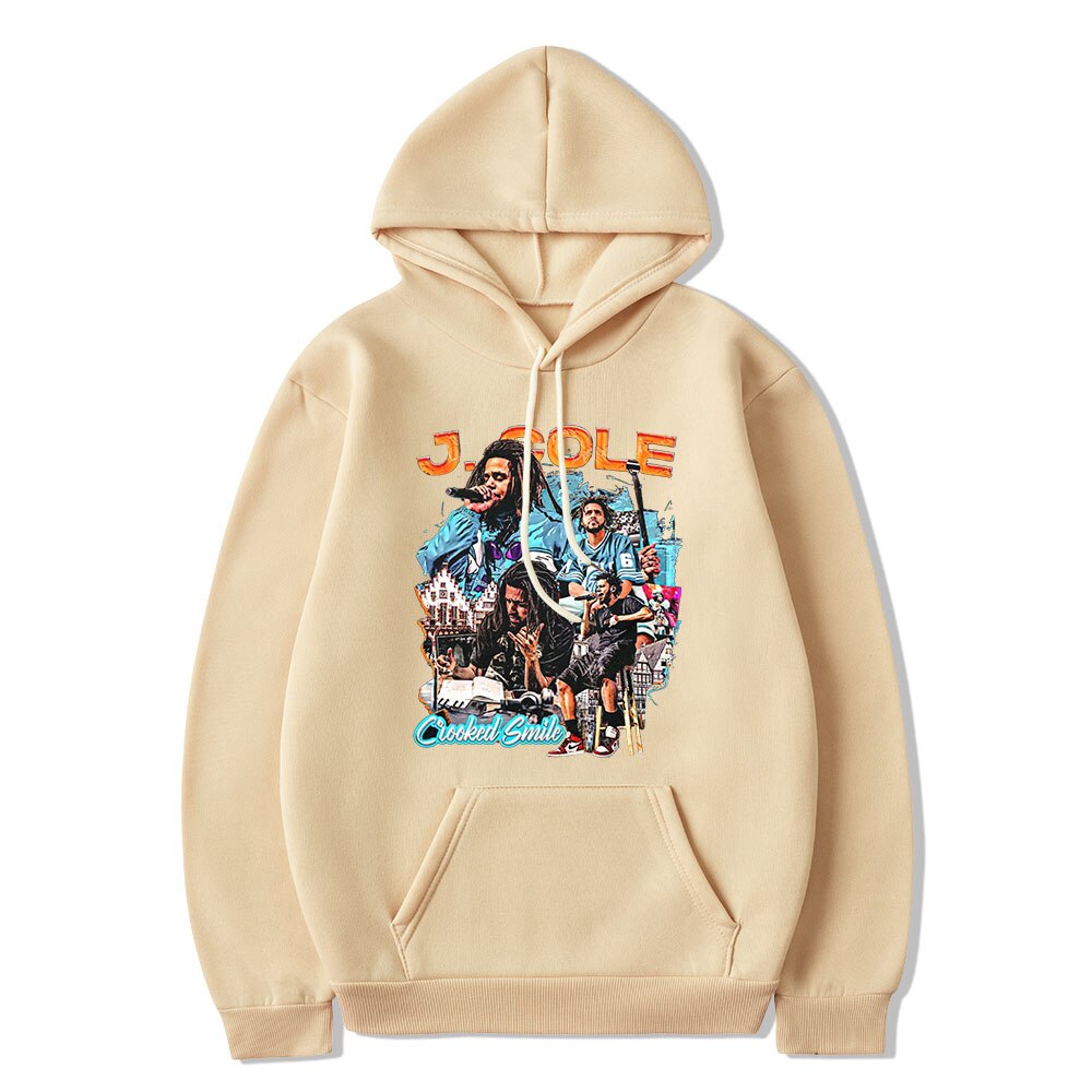 Rapper J Cole Crooked Smile Hoodie