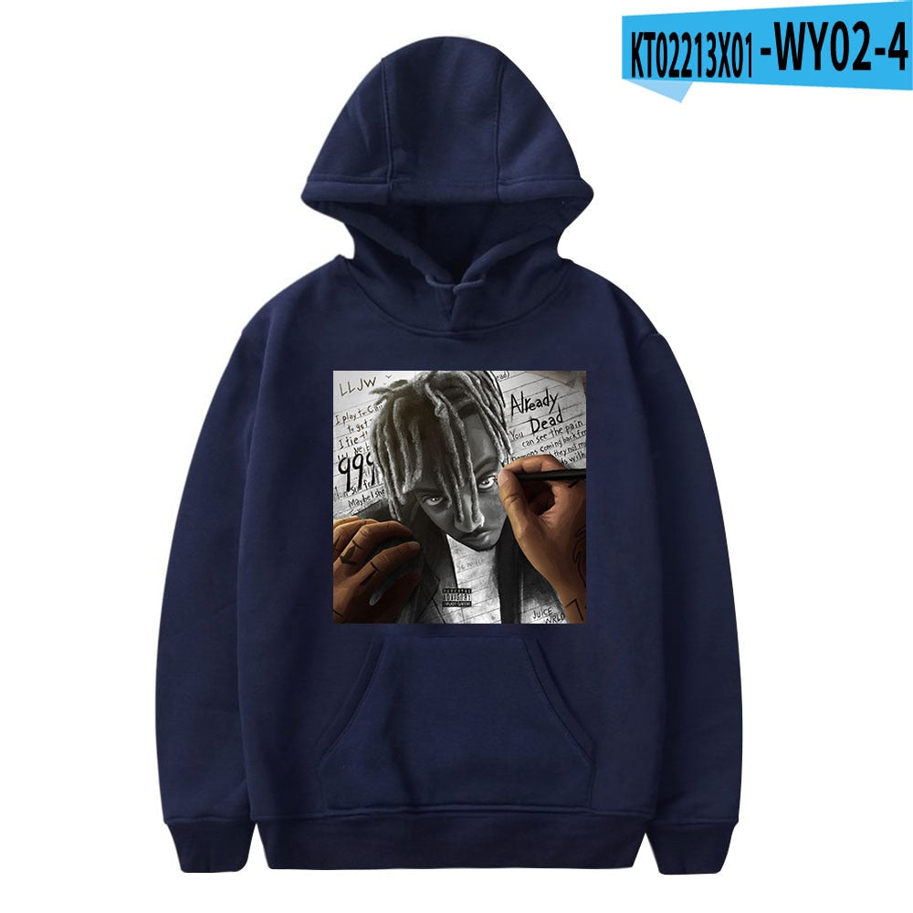 Rapper Juice WRLD Hoodies Hip Hop Streetwear Pullovers