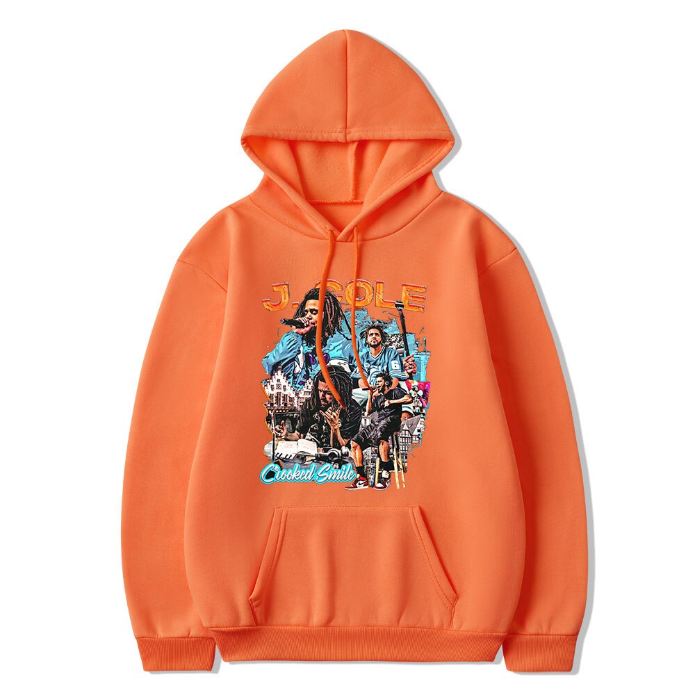 Rapper J Cole Crooked Smile Hoodie