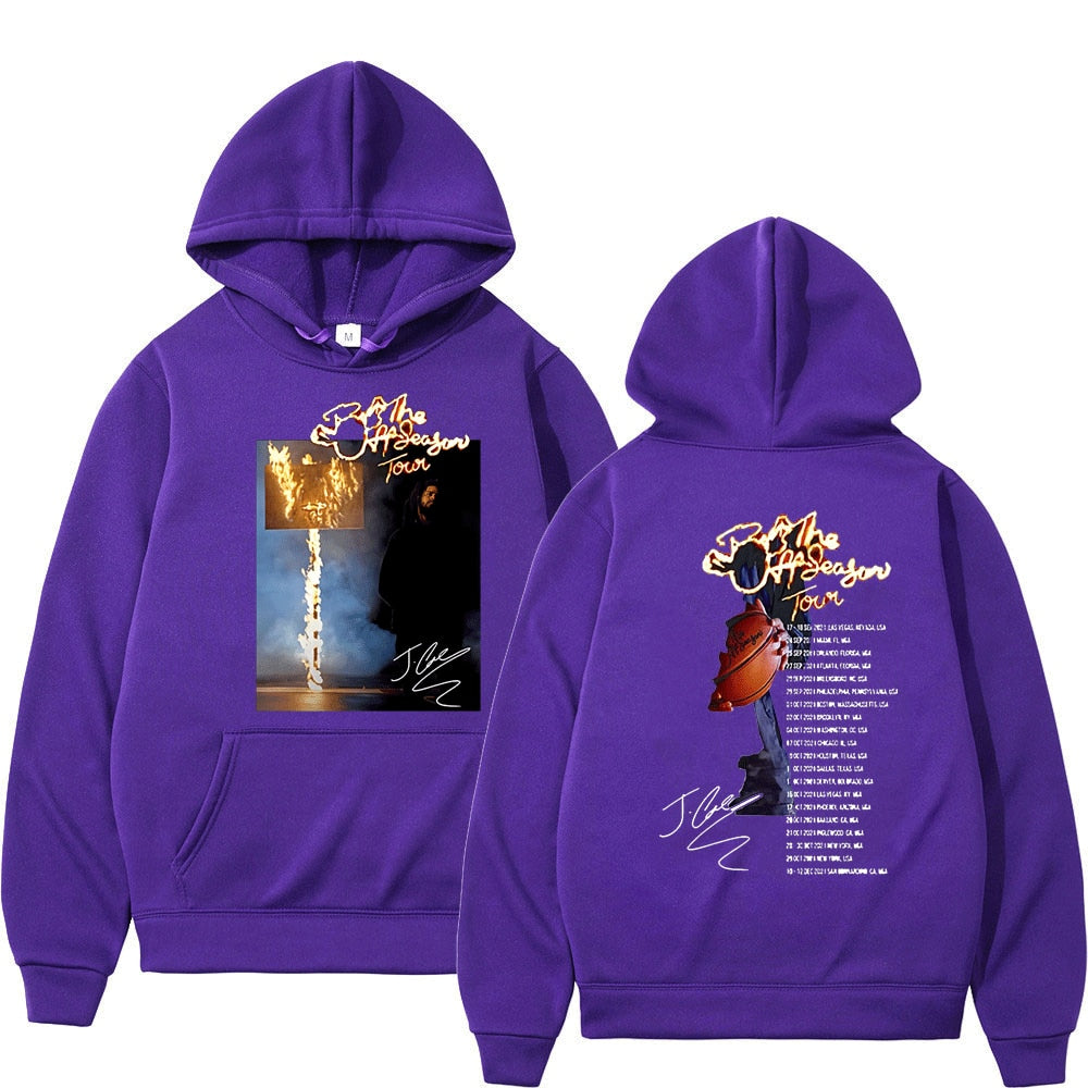 J Cole The Off Season Tour 2022 Graphic Print Men Women Hoodie