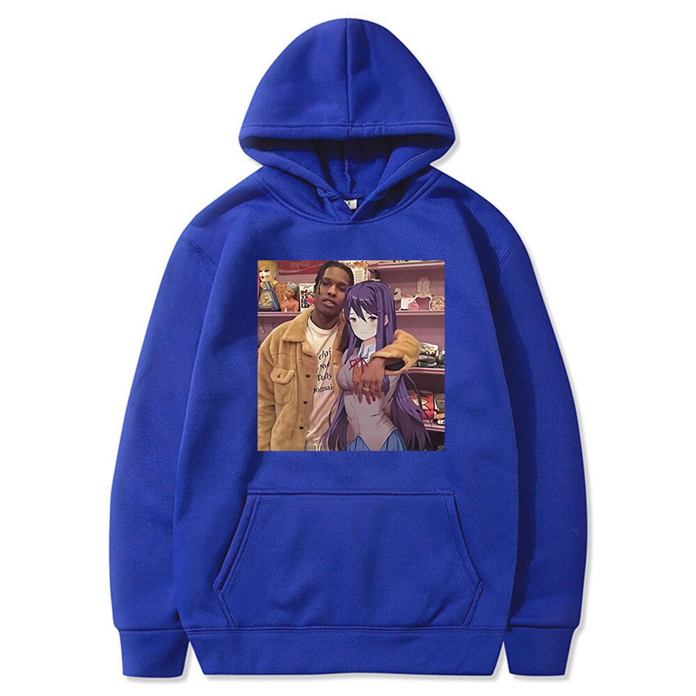 ASAP Rocky Anime Darling In The Franxx Zero Hoodies  Streetwear Unisex