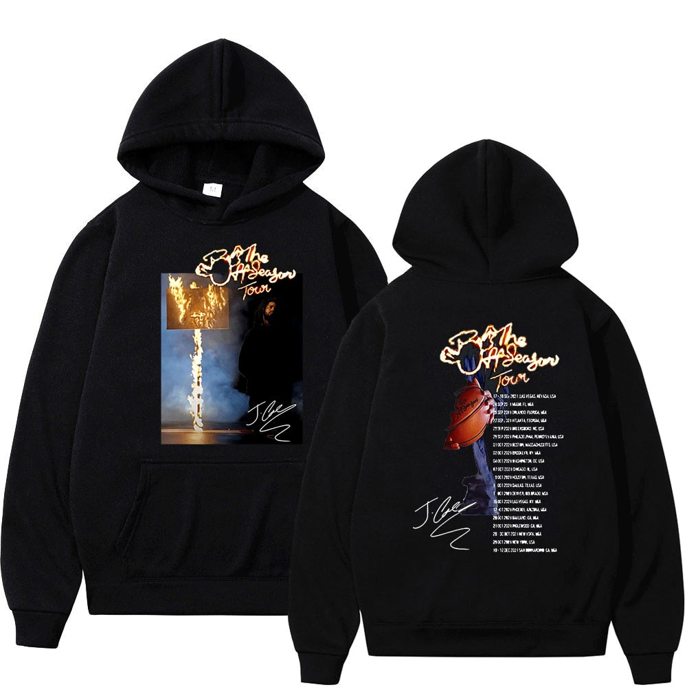 J Cole The Off Season Tour 2022 Graphic Print Men Women Hoodie