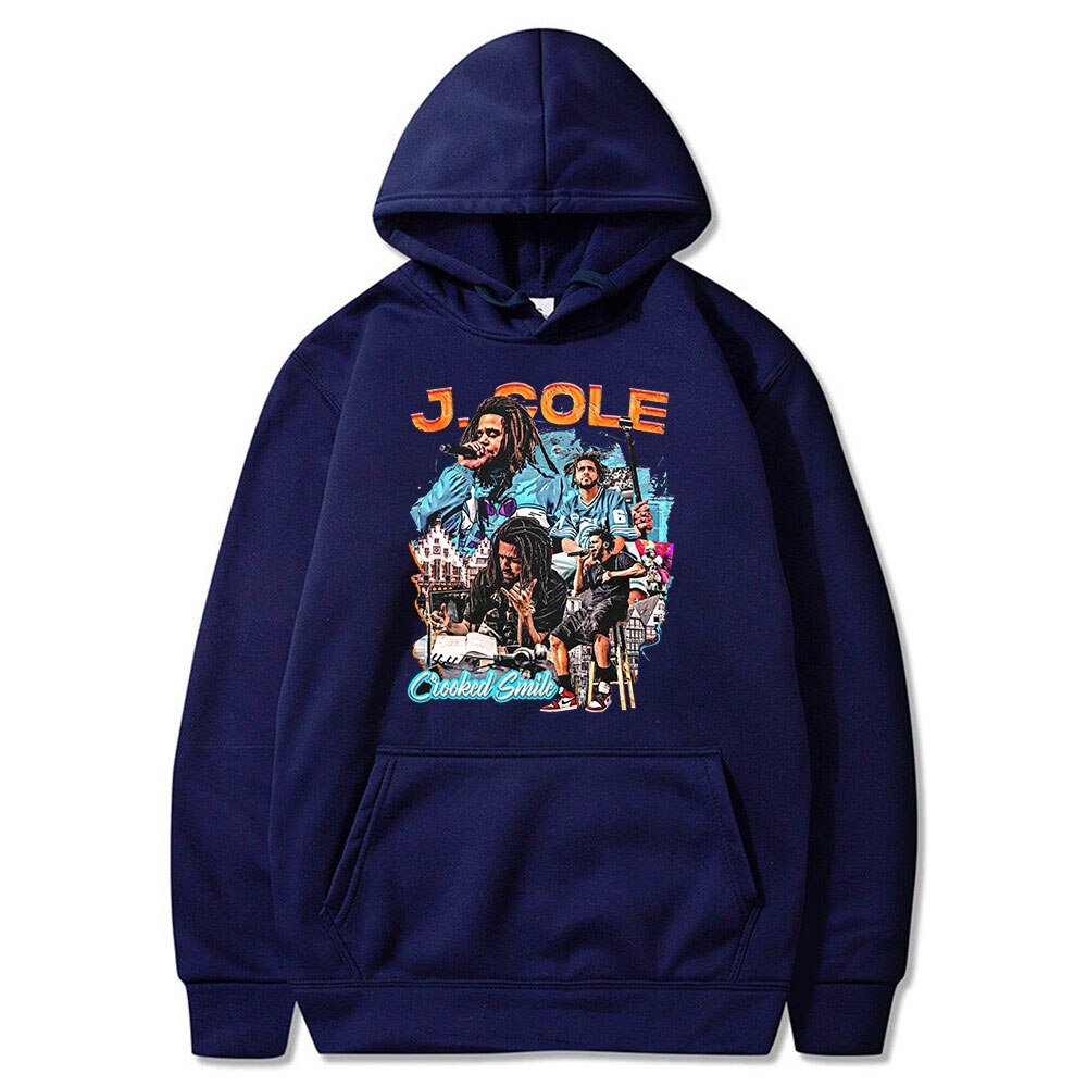 Rapper J Cole Crooked Smile Hoodie