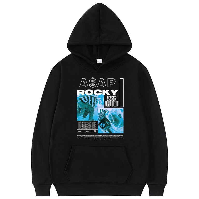 Asap Rocky Hoodies Oversized Streetwear Unisex Sweatshirt