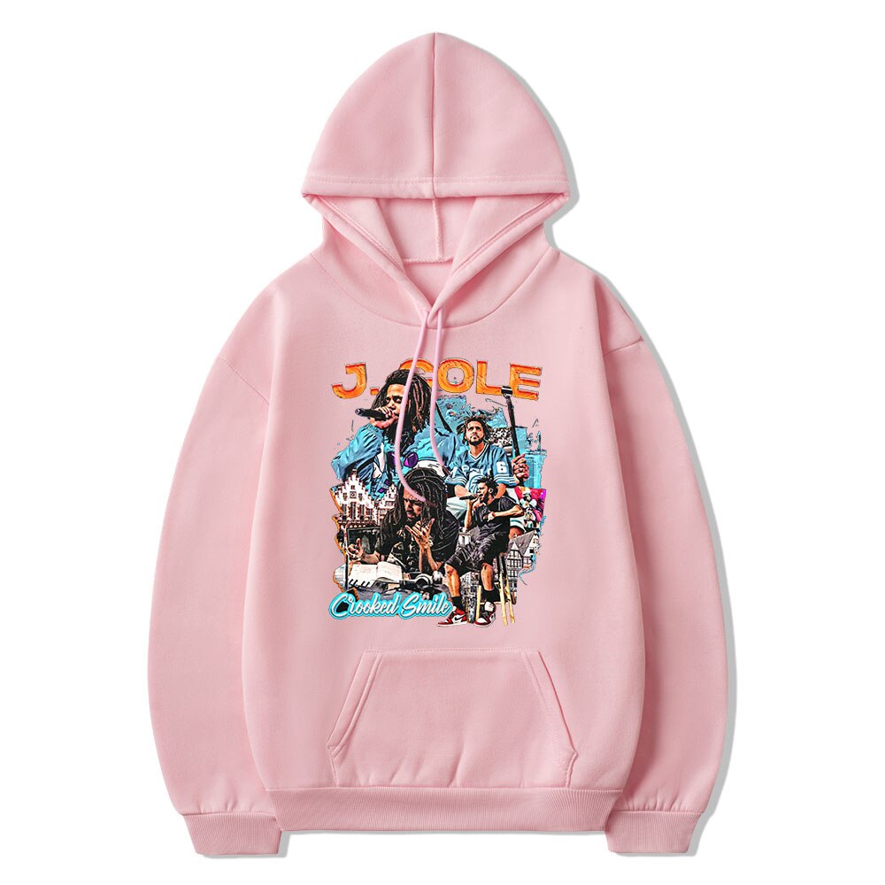 Rapper J Cole Crooked Smile Hoodie