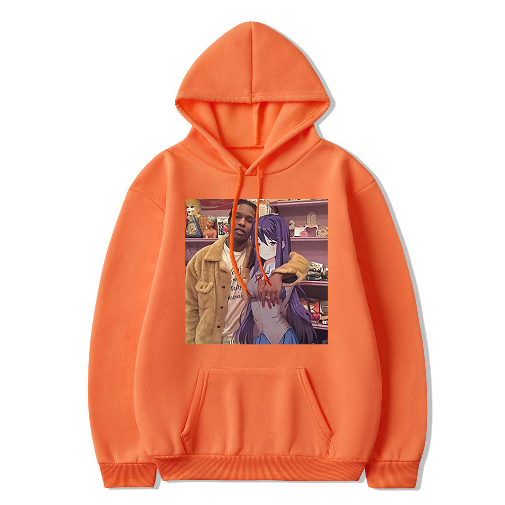 ASAP Rocky Anime Darling In The Franxx Zero Hoodies  Streetwear Unisex