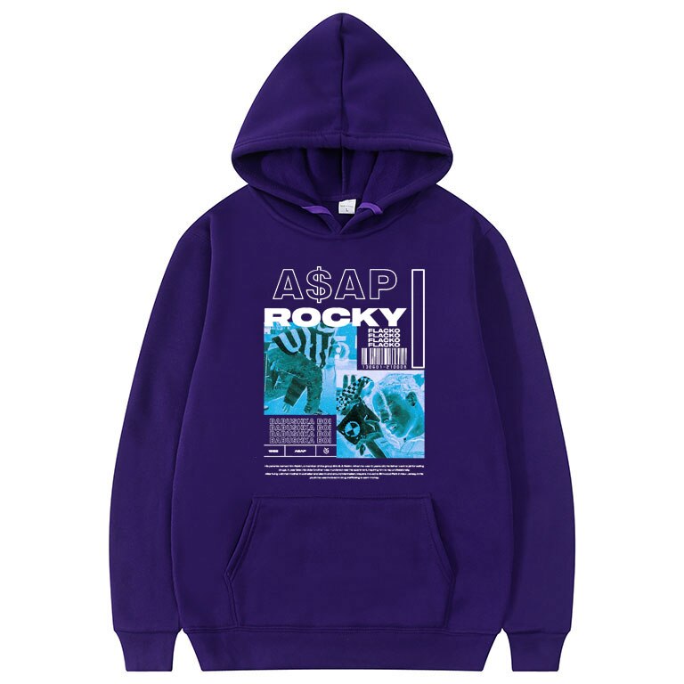 Asap Rocky Hoodies Oversized Streetwear Unisex Sweatshirt