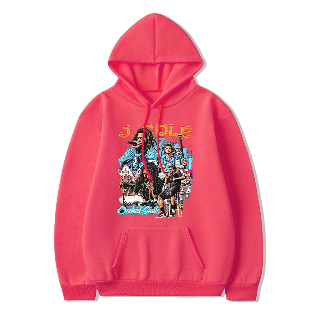 Rapper J Cole Crooked Smile Hoodie