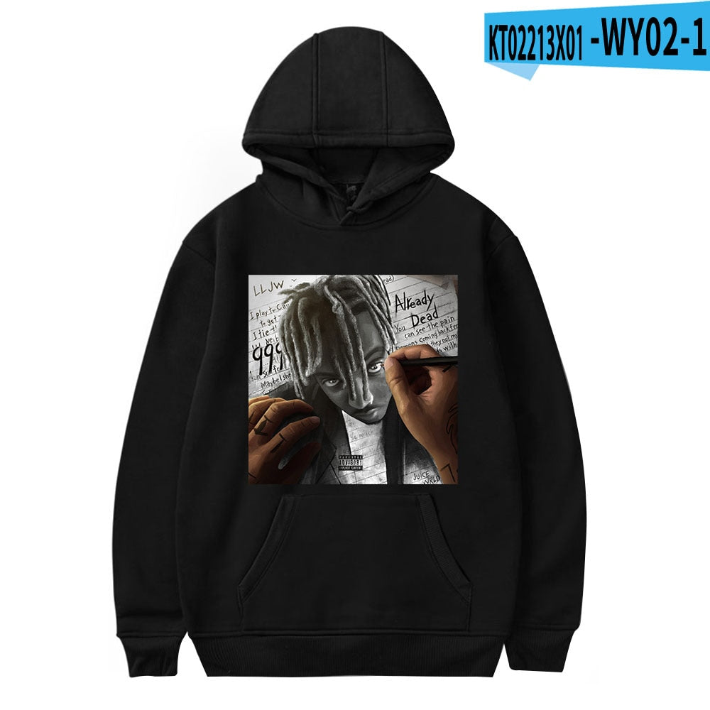 Rapper Juice WRLD Hoodies Hip Hop Streetwear Pullovers