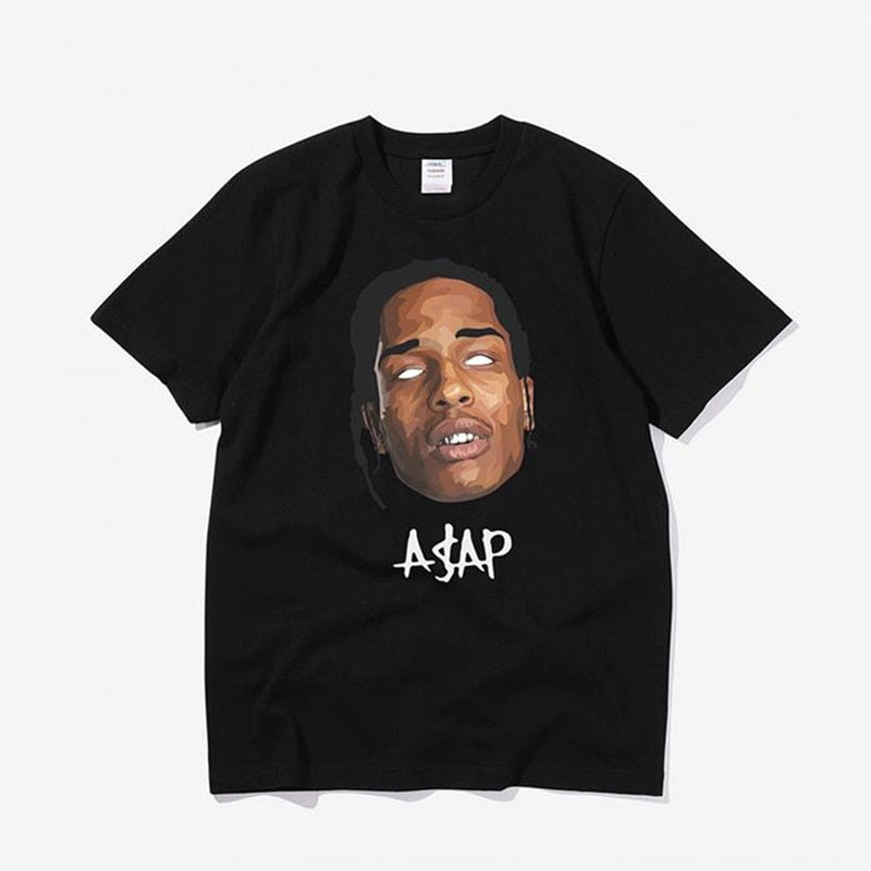 ASAP Rocky T shirts Loose Casualwear