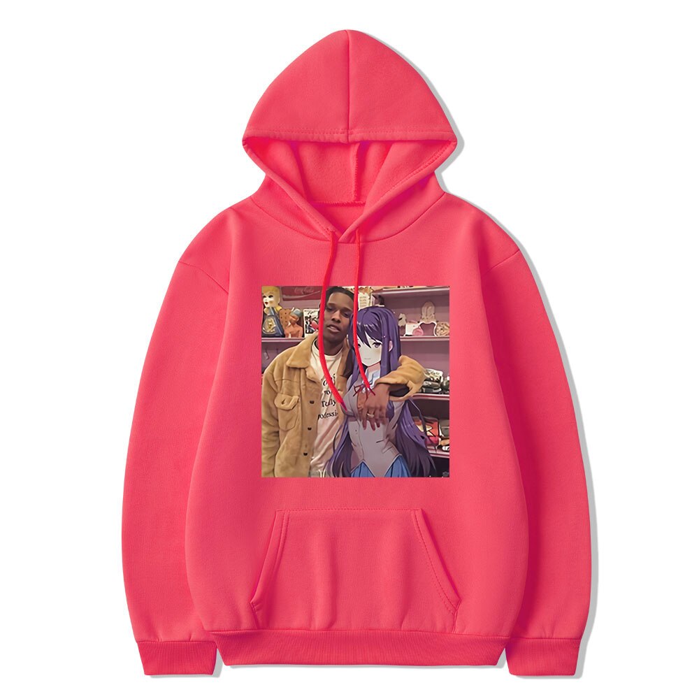 ASAP Rocky Anime Darling In The Franxx Zero Hoodies  Streetwear Unisex