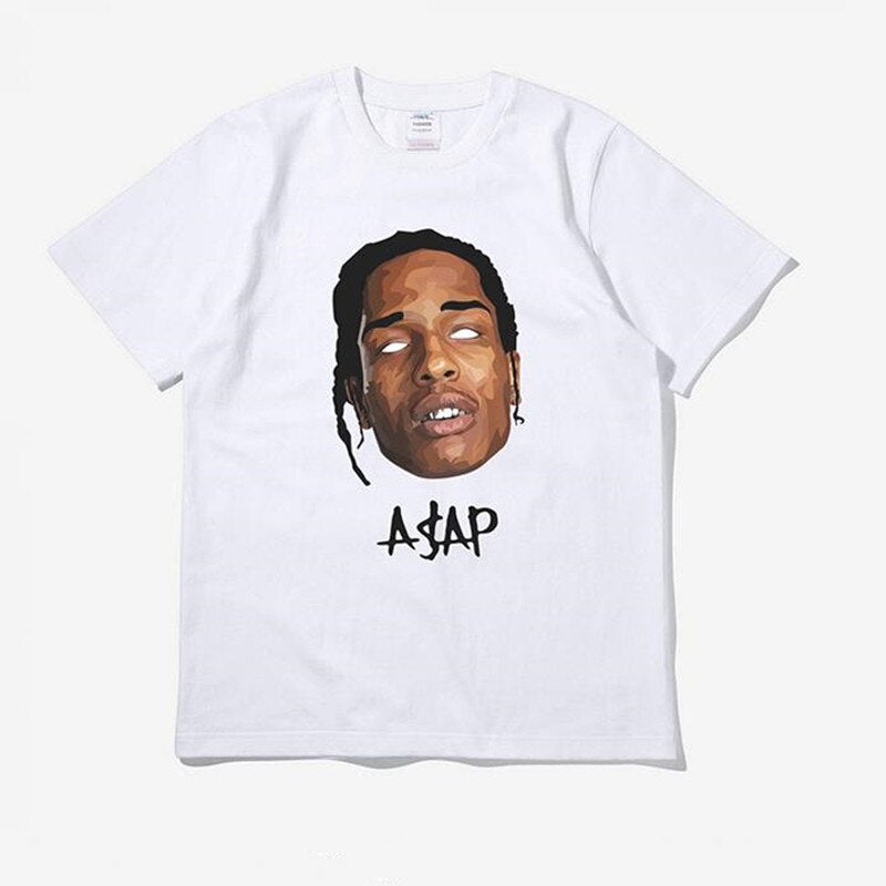 ASAP Rocky T shirts Loose Casualwear