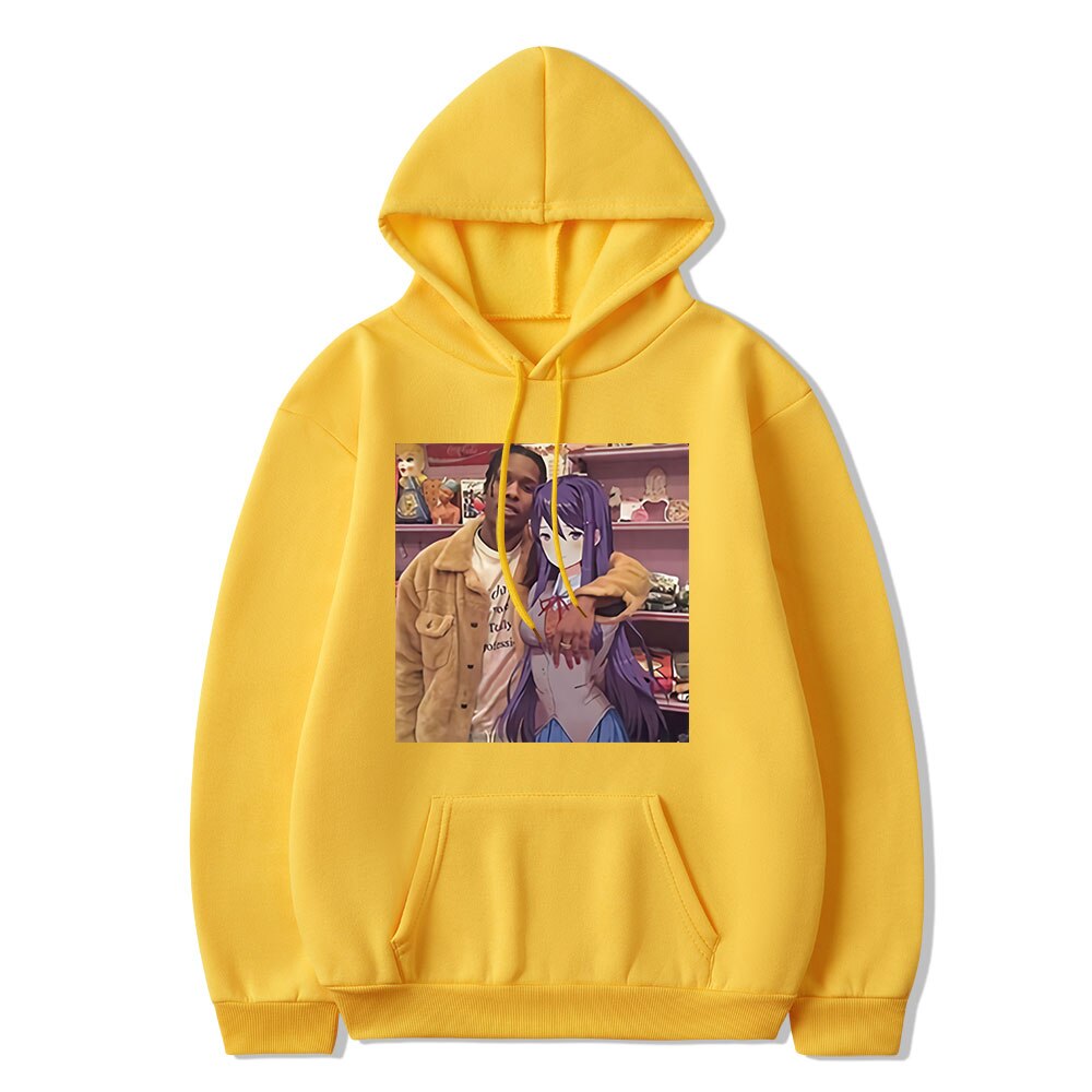 ASAP Rocky Anime Darling In The Franxx Zero Hoodies  Streetwear Unisex