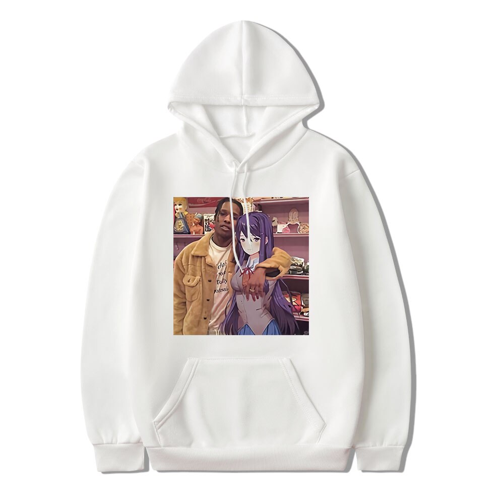 ASAP Rocky Anime Darling In The Franxx Zero Hoodies  Streetwear Unisex