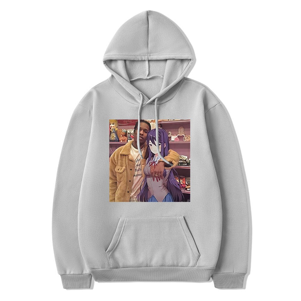 ASAP Rocky Anime Darling In The Franxx Zero Hoodies  Streetwear Unisex