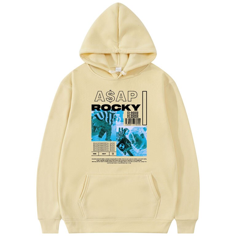 Asap Rocky Hoodies Oversized Streetwear Unisex Sweatshirt